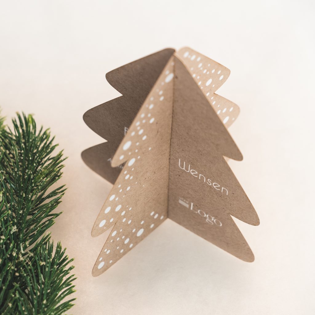 Kerstkaarten in bijzondere vormen