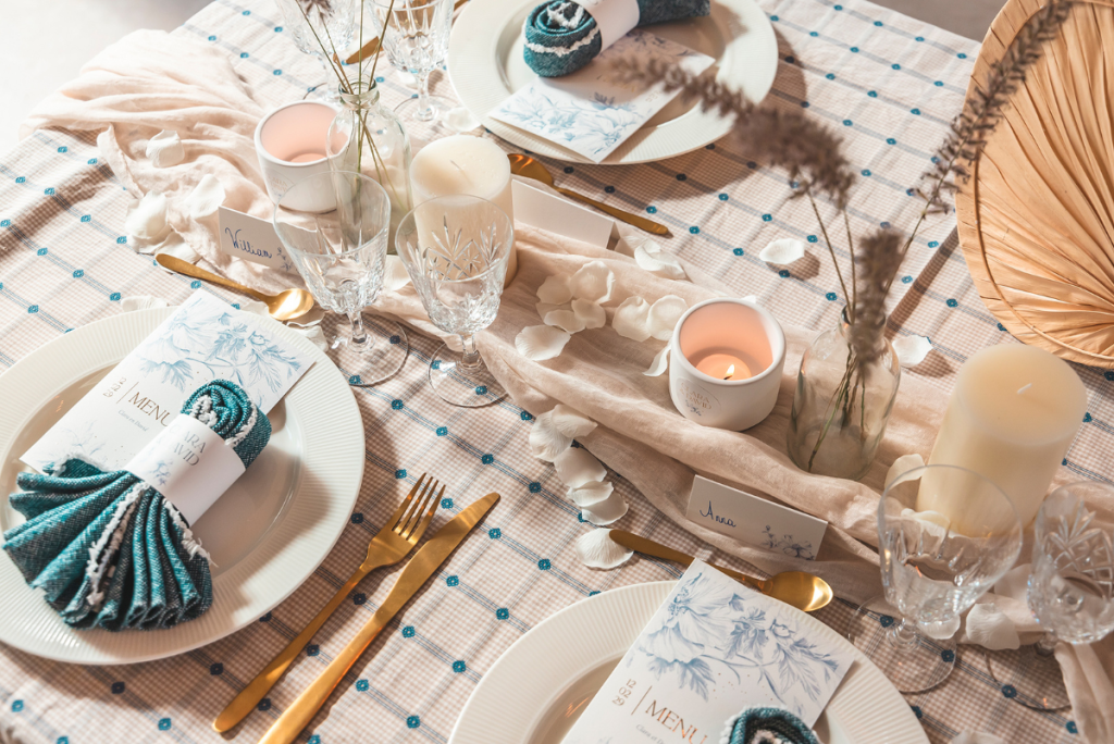 tafeldecoratie in rococostijl